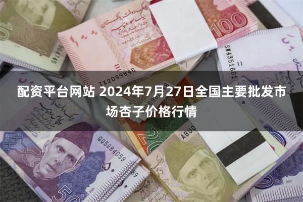 配资平台网站 2024年7月27日全国主要批发市场杏子价格行情