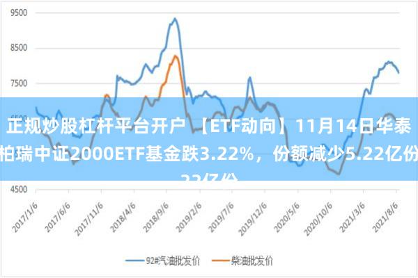 正规炒股杠杆平台开户 【ETF动向】11月14日华泰柏瑞中证2000ETF基金跌3.22%，份额减少5.22亿份