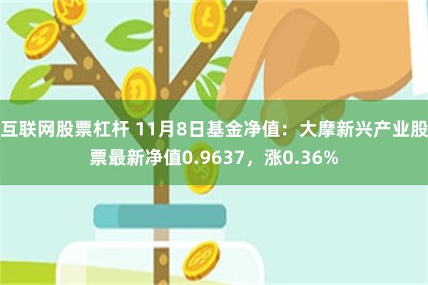 互联网股票杠杆 11月8日基金净值：大摩新兴产业股票最新净值0.9637，涨0.36%