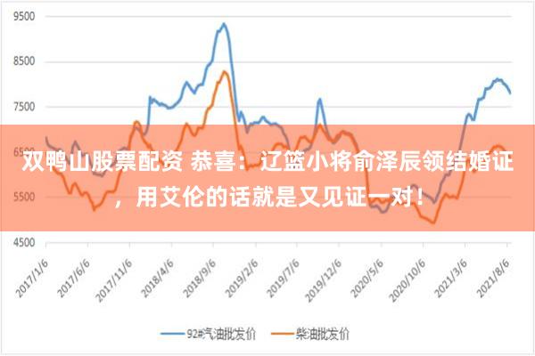 双鸭山股票配资 恭喜：辽篮小将俞泽辰领结婚证，用艾伦的话就是又见证一对！