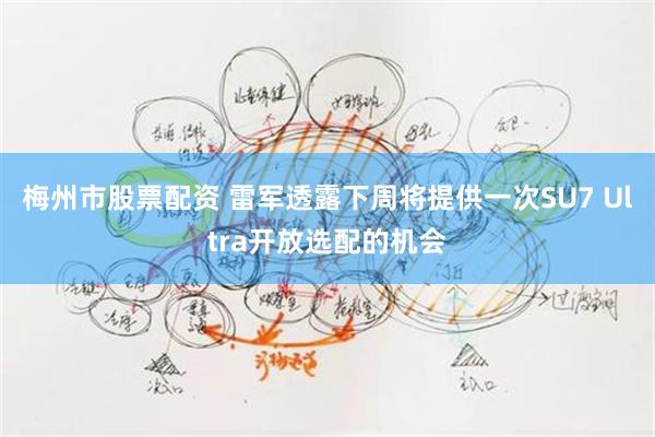 梅州市股票配资 雷军透露下周将提供一次SU7 Ultra开放选配的机会